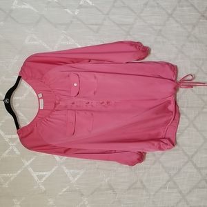 New York & Company Long Sleeve Top Shirt Size XL